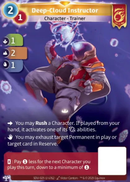 Deep-Cloud Instructor (U-4762) - Seeds of Unity Unique