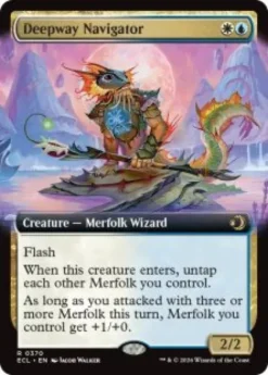 Deepway Navigator (foil) (extended art) - Lorwyn Eclipsed Varianten
