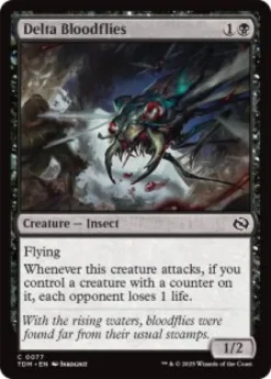Delta Bloodflies (foil) - Tarkir: Dragonstorm
