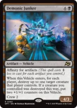 Demonic Junker (foil) - Aetherdrift