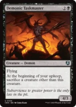 Demonic Taskmaster (foil) - Innistrad Remastered