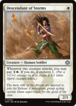 Descendant of Storms (foil) - Tarkir: Dragonstorm