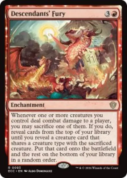 Descendants' Fury - Lorwyn Eclipsed Commander