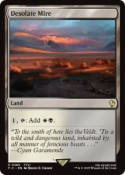Desolate Mire (surge foil) - Final Fantasy Commander