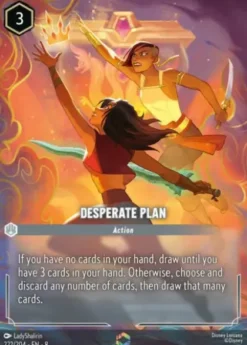 Desperate Plan (foil) (borderless) - Reign of Jafar
