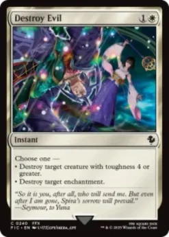 Destroy Evil (surge foil) - Final Fantasy Commander