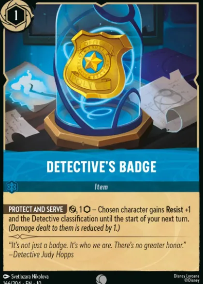 Detective's Badge (foil) - Whispers