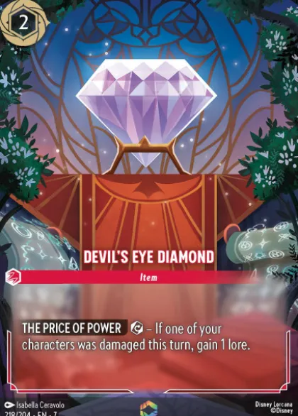 Devil's Eye Diamond (foil) (borderless) - Archazia’s Island
