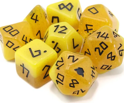Dice Goblin - Session #1 RPG Dice Set: The Beekeeper (8 stuks)