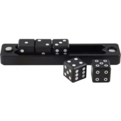 Dice Set D6 Gravity Dice: Black (5 stuks)