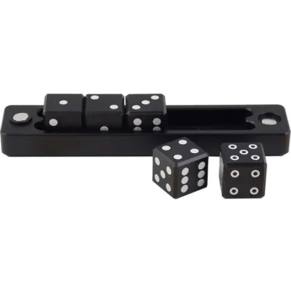 Dice Set D6 Gravity Dice: Black (5 stuks)