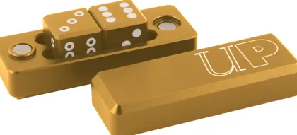 Dice Set D6 Gravity Dice: Gold (2 stuks)