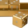 Dice Set D6 Gravity Dice: Gold (5 stuks)
