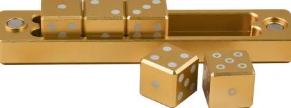 Dice Set D6 Gravity Dice: Gold (5 stuks)