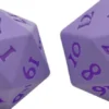 Dice Set D20 Vivid Heavy Metal: Purple (2 stuks)