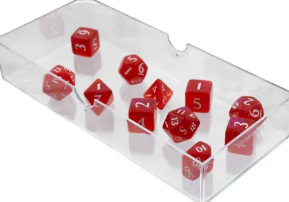 Dice Set Eclipse: Apple Red (11-delig)