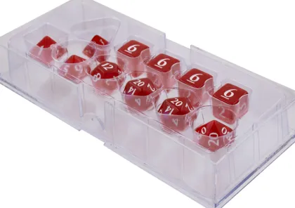 Dice Set Eclipse: Apple Red (11-delig)
