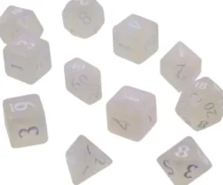 Dice Set Eclipse: Arctic White (11-delig)