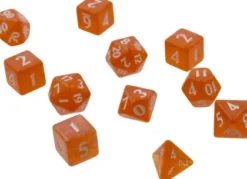 Dice Set Eclipse: Pumpkin Orange (11-delig)