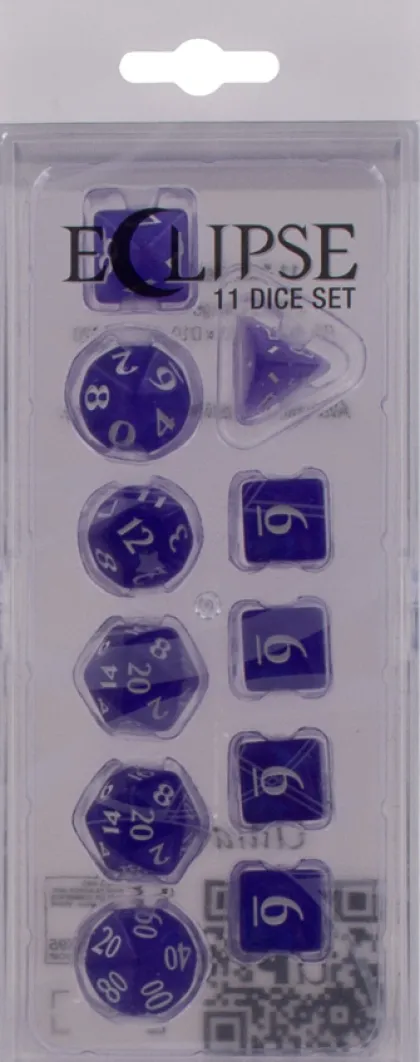 Dice Set Eclipse: Royal Purple (11-delig)
