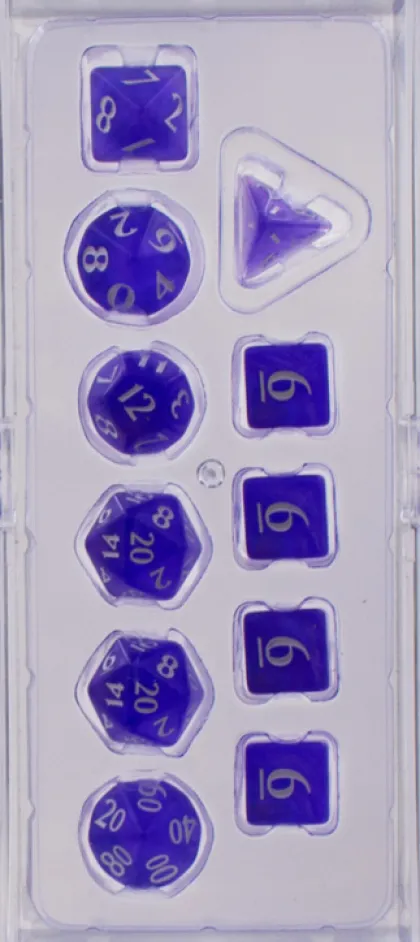 Dice Set Eclipse: Royal Purple (11-delig)