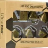 Dice Set Heavy Metal: Antique Bronze (7 stuks)