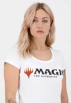 Difuzed Magic: The Gathering - Women's T-shirt: Magic Logo White (L)