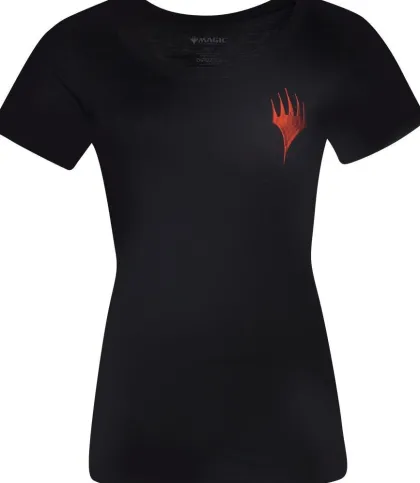 Difuzed Magic: The Gathering - Women's T-shirt: Planeswalker Symbol Black (S)