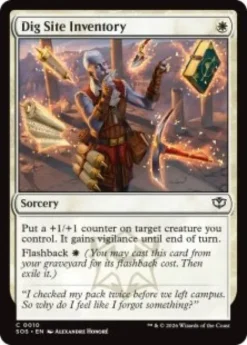 Dig Site Inventory (foil) - Secrets of Strixhaven