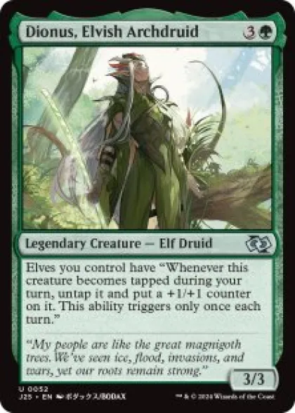 Dionus, Elvish Archdruid (anime) - Jumpstart 2025