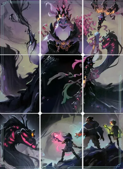 Disney Lorcana - Complete Set Ursula's Return Art Cards