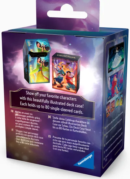 Disney Lorcana - Fabled 80 Card Deckbox: Mulan