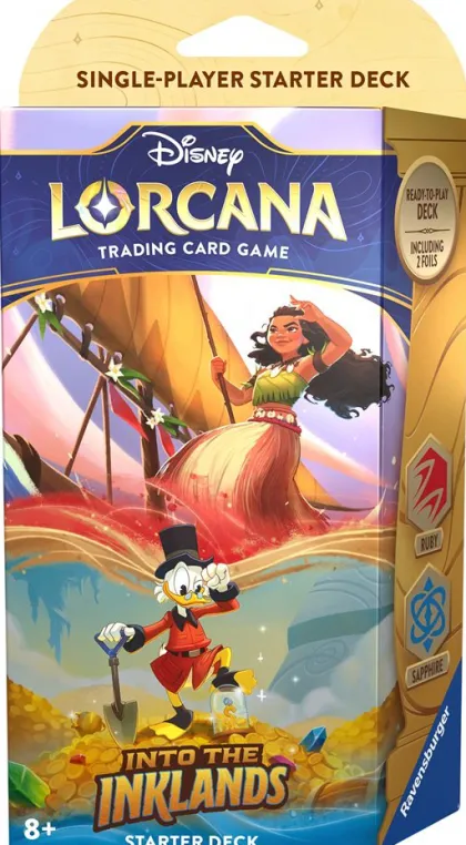 Disney Lorcana - Into the Inklands Starter Deck: Moana & Scrooge McDuck (inclusief booster)