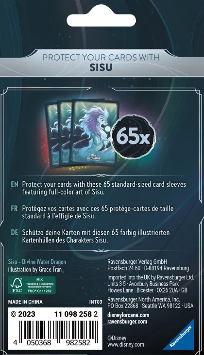 Disney Lorcana - Rise of the Floodborn Card Sleeves: Sisu (65 stuks)