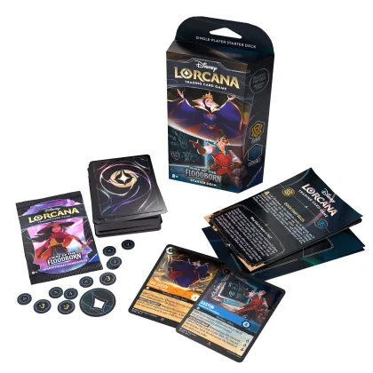 Disney Lorcana - Rise of the Floodborn Starter Deck: The Queen & Gaston (inclusief booster)