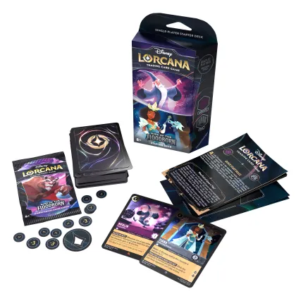 Disney Lorcana - Rise of the Floodborn Starter Deck: Merlin & Tiana (inclusief booster)