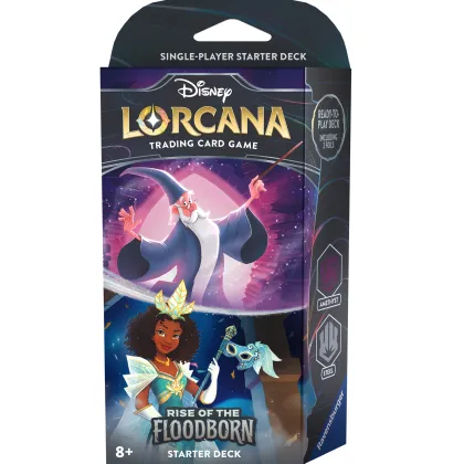Disney Lorcana - Rise of the Floodborn Starter Deck: Merlin & Tiana (inclusief booster)