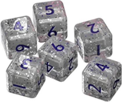 Disney Lorcana - Shimmering Skies Damage Counter Dice (6 stuks)