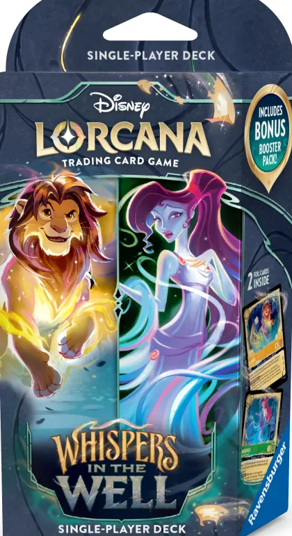 Disney Lorcana - Whispers in the Well Starter Deck (set van 2 inclusief 2 boosters)