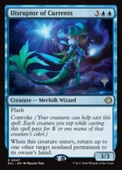 Disruptor of Currents (foil) - Lorwyn Eclipsed Planeswalker Stamped
