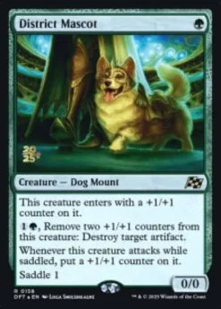 District Mascot (foil) - Aetherdrift Prerelease Promo's
