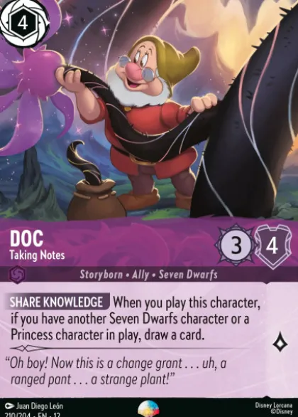 Doc, Taking Notes (foil) (borderless) - Wilds Unknown