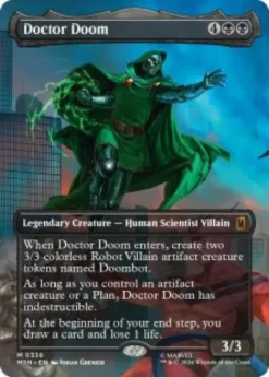 Doctor Doom (#336) (foil) (borderless) - Marvel Super Heroes Varianten