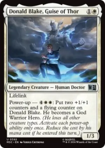 Donald Blake, Guise of Thor - Marvel Super Heroes Commander