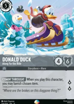 Donald Duck, Along for the Ride (foil) (borderless) - Winterspell