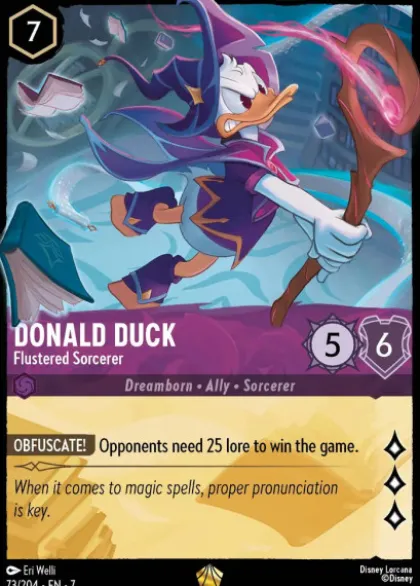 Donald Duck, Flustered Sorcerer - Archazia's island