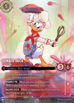 Donald Duck, Pie Slinger (foil) (borderless) - Shimmering Skies