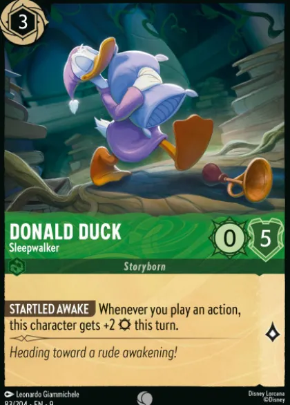 Donald Duck, Sleepwalker - Fabled
