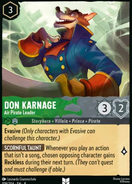Don Karnage, Air Pirate Leader - Reign of Jafar