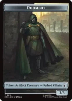 Doombot token (3/3) - Marvel Super Heroes